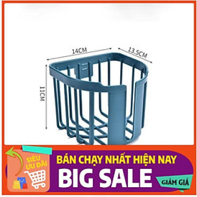 hộp kệ để khăn giấy dán tường xinh xinh đẹp mắt / giỏ đệ giấy vệ sinh dán tường đa năng không cần khoan đục ốc vít