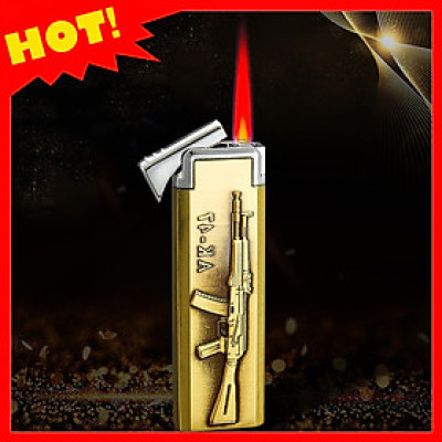 Vỏ Hột Quẹt Bật Lửa Khò Gas 1 Tia Cực Mạnh AK-47 Đẹp Độc Lạ