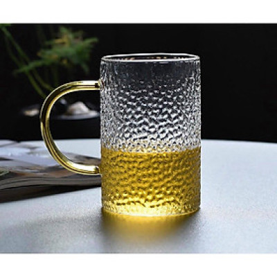 Bộ 6 cốc thủy tinh chịu nhiệt cao cấp vân sần cao