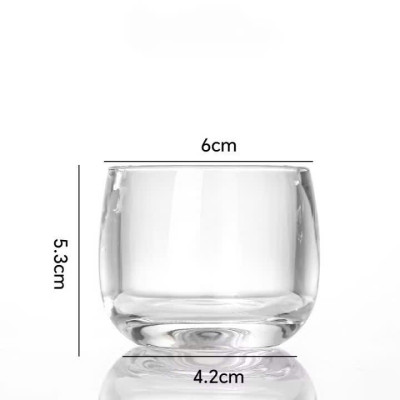 Bộ 6 Ly Chén Thủy Tinh Pha Lê Uống Trà Decor Trang Trí Dung Tích 80ml - HÀNG CHÍNH HÃNG MINIIN