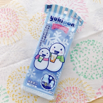 Khay làm đá hình người tuyết Yukipon dùng làm đá, làm kem rất tiện lợi & an toàn - nội địa Nhật Bản