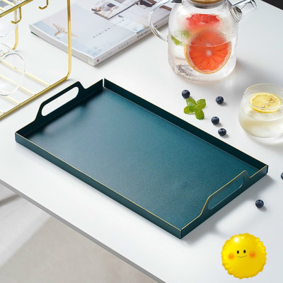 COMBO BỘ BÌNH CỐC THỦY TINH MÀU VÀNG GÔN CHỊU NHIỆT CAO CẤP KÈM KHAY ( KHAY XANH GIAO NGẪU NHIÊN )