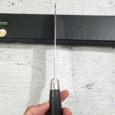 DAO - DAO BẾP NHẬT BẢN SANTOKU THÉP DAMASCUS MÃ A5 DT116 nt topcomshop vn