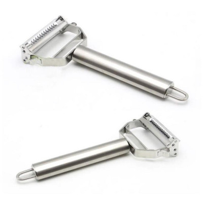 Nạo sợi rau củ cầm tay 3 trong 1 bằng inox 304, Dao nạo rau củ, gọt hoa quả  đa năng - Chính hãng MINIIN 