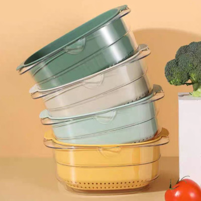  Bộ chậu rổ Nhật vuông đại Hokori MH2338-39- Màu ngẫu nhiên