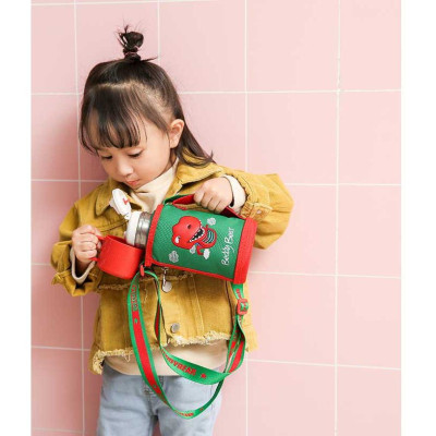 Bình giữ nhiệt Trẻ em Beddybear - Dung tích 600 ml - 2 Nắp thay thế - hình khủng long - Phù hợp bé từ 2 tuổi trở lên - Bảo hành chính hãng Beddy Bear 2 năm