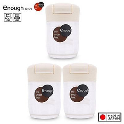 Combo 03 chai/lọ/hũ đựng gia vị muối, tiêu, ớt 68ml hàng nội địa Nhật Bản