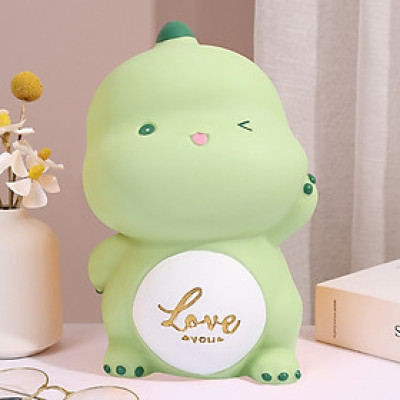 Ống Tiết Kiệm Khủng Long Rồng Love Size Lớn Heo Đất Trang Trí Quà Tặng_Art House