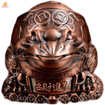 Gạt tàn thuốc cóc ngậm đồng tiền thiềm thừ độc đáo