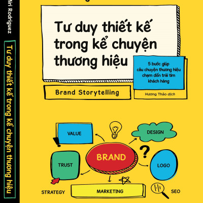 TƯ DUY THIẾT KẾ TRONG KỂ CHUYỆN THƯƠNG HIỆU - 5 Bước Giúp Câu Chuyện Thương Hiệu Chạm Đến Trái Tim Khách Hàng - Miri Rodriguez - Hương Thảo dịch - Alpha Books