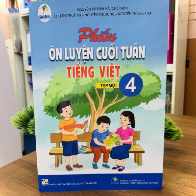 Sách - Phiếu ôn luyện cuối tuần tiếng việt 4 - tập 1 ( cánh diều )