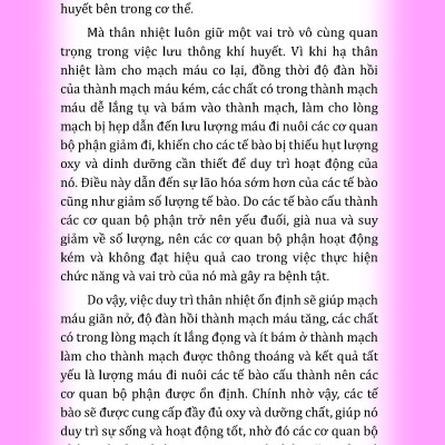 Thân Nhiệt Quyết Định Sinh, Lão, Bệnh, Tử (Khi bạn đau bệnh hãy thử Đo Thân Nhiệt; Phía sau bệnh tật của bạn là Chứng Hạ Thân Nhiệt; Chỉ cần Kiểm Soát Được Thân Nhiệt thì có thể kiểm soát được bệnh tật)
