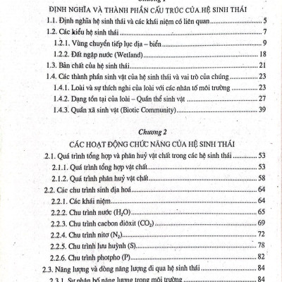 Sinh thái học hệ sinh thái