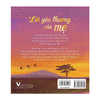 Sách cho bé - Lời Yêu Thương Của Mẹ - Sách Tranh Về Tình Cảm Gia Đình - Dành cho trẻ 2-6 tuổi