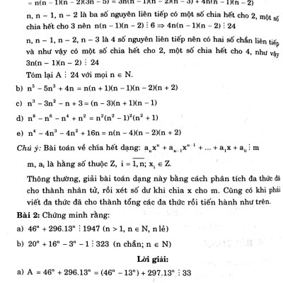 Chuyên đề bồi dưỡng học sinh khá, giỏi Toán THCS Phần Số Học