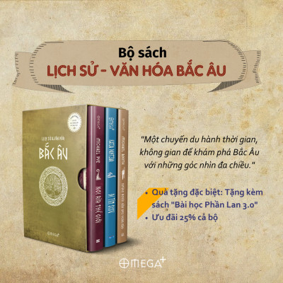 (Bộ 3 Cuốn) Bộ Sách Lịch Sử Và Văn Hóa Bắc Âu (gồm: Nơi Rìa Thế Giới - Những Người Gần Như Hoàn Hảo - Đi Tìm Sisu) - Nhiều tác giả - (bìa mềm)