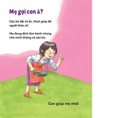 Sách Ehon Kĩ năng sống cho trẻ 3-8 tuổi Ước gì cháu không bị mắng, Cậu bé thích giúp đỡ người khác, Mẹ ơi con tặng mẹ này 