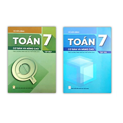 Sách - Combo Toán 7 cơ bản và nâng cao tập 1 + tập 2 ( theo chương trình giáo dục phổ thông 2018 )