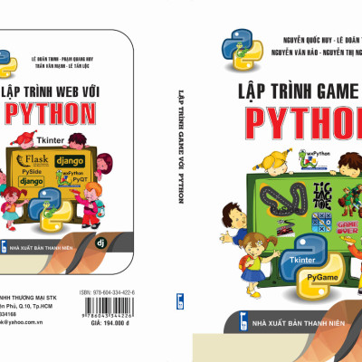 Sách - Lập Trình Game Với Python - STK ( Tặng Kèm Sổ Tay Xương Rồng )