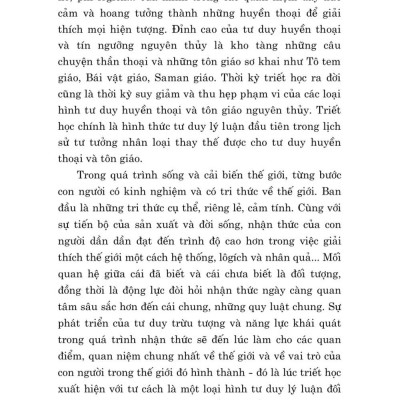 Giáo trình triết học Mác - LêNin (Dành cho bậc đại học hệ chuyên lý luận chính trị)
