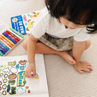 Sách cho bé - Phát Triển IQ - Rèn Luyện Tư Duy Não Bộ - Khả Năng Cảm Nhận Không Gian - Dành cho trẻ 2-4 tuổi