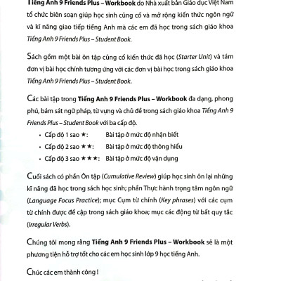 Tiếng Anh 9 Friends Plus - Workbook