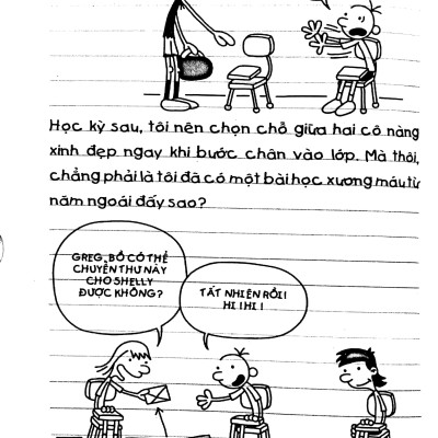 Sách Nhật Ký Chú Bé Nhút Nhát Tập 1 phiên bản Tiếng Việt