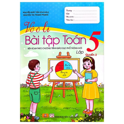 Vở Ô Li Bài Tập Toán 5 - Quyển 2 (Theo Chương Trình GDPT Mới)