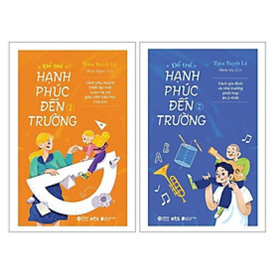 Sách - Combo Hạnh phúc đến trường (Tập 1 + Tập 2)