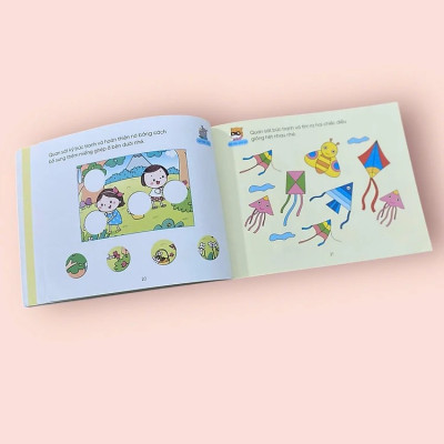 Sách cho bé - Hỏi Đáp Thông Minh - Rèn Luyện Não Trái Não Phải - Bộ 4 cuốn - Sách tương tác - Dành cho trẻ 3+