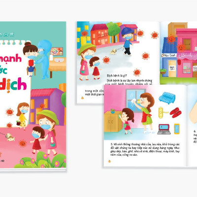 Bộ sách Cẩm nang an toàn cho bé 3 - 16 tuổi - Gồm 6 cuốn (an toàn khi Lạc đường, Động đất, Lũ lụt, Hỏa hoạn, Dịch bệnh, Tham gia giao thông) - Có file nghe