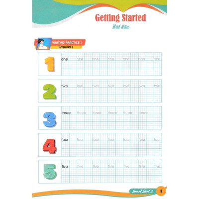 Sách - Em Luyện Viết Tiếng Anh Và Nhớ Từ Vựng Smart Star 2 - Bám Sát SGK I-Learn Smart Start 2 - Hồng Ân