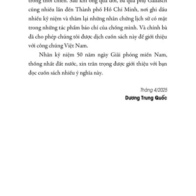 Thành phố Hồ Chí Minh giờ khắc số 0. Những phóng sự về kết thúc cuộc chiến tranh 30 năm - bản in 2025