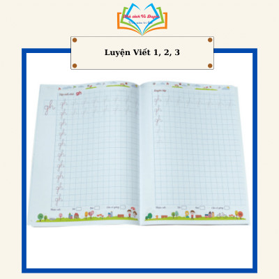  Sách - Combo 3 cuốn Luyện Viết - Tâm thế vào lớp 1 - Quyển 123 (3 cuốn)