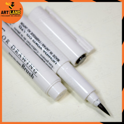 Bút Line Viền Nét For Drawing Mực Đen - Đầu Brush
