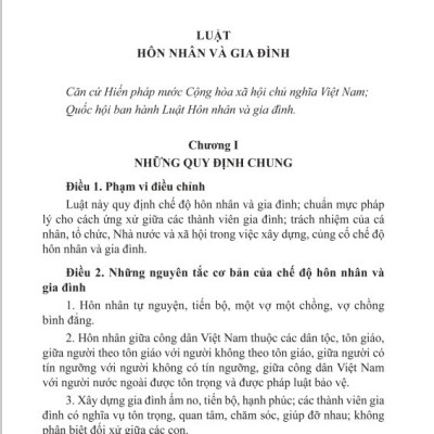 Sách - Luật Hôn nhân và Gia đình (NXB Lao động) - ndbooks