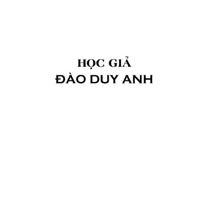 Học Giả Đào Duy Anh