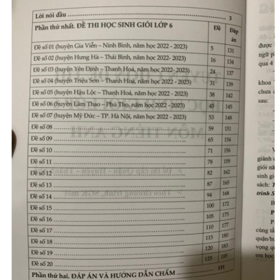 Sách - Tuyển chọn đề thi học sinh giỏi Tiếng anh lớp 6