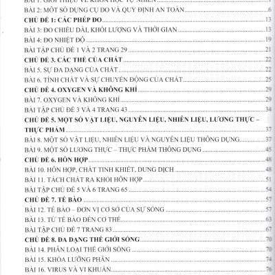 Hướng Dẫn Giải Bài Tập Khoa Học Tự Nhiên 6 - OP