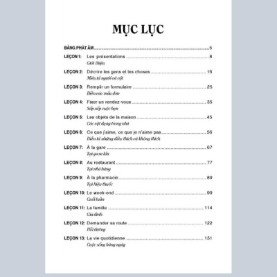 Cẩm Nang Hướng Dẫn Tự Học Tiếng Pháp - Trình Độ Sơ Cấp-Trung Cấp