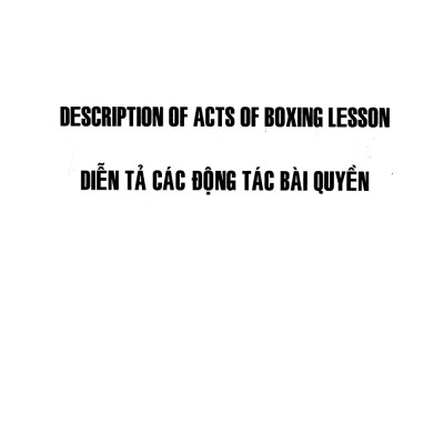 Bài Quyền Võ Tòng Đả Hổ