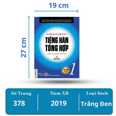 Sách - Tiếng Hàn Tổng Hợp Dành Cho Người Việt Nam - Trọn Bộ Giáo Trình + Sách Bài Tập - MCBooks