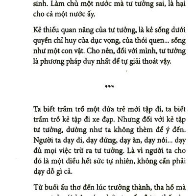Thuật Tư Tưởng (Tái Bản)