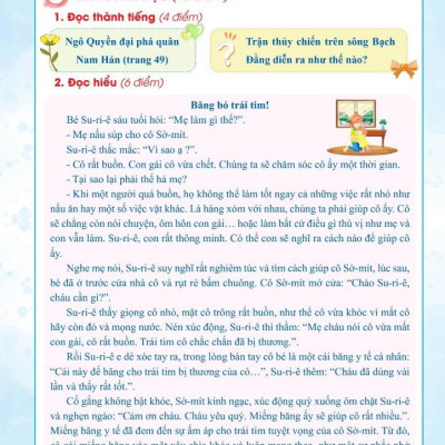 Đề Kiểm Tra Tiếng Việt 4 - Học Kì 2 (Cánh Diều)