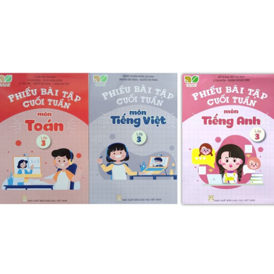 Sách - Phiếu bài tập cuối tuần môn tiếng anh lớp 3 ( Kết nối tri thức )