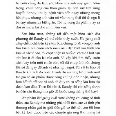 Bài Giảng Cuối Cùng