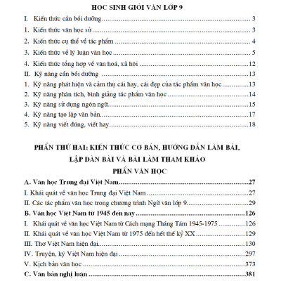 Những Điều Cần Biết Bồi Dưỡng Học Sinh Giỏi Ngữ Văn Lớp 9 (Phiên Bản Mới Nhất)