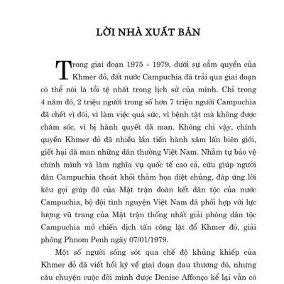Thoát khỏi địa ngục KHMER Đỏ (xuất bản lần thứ ba) bản in 2024