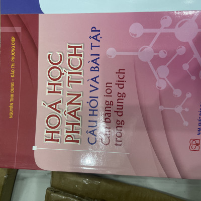 combo 2 cuốn hóa học phân tích lý thuyết và bài tập