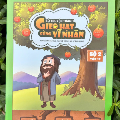 Sách dạy con - Truyện tranh gieo hạt cùng vĩ nhân bộ 2 (10 tập) - Bkeshop